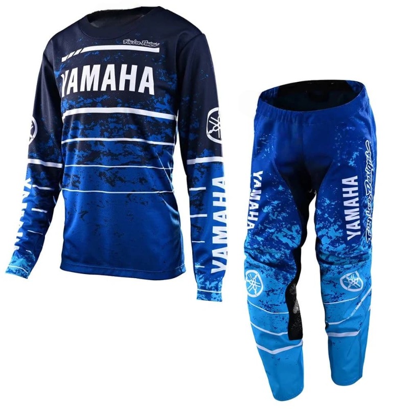 Motorcycle Gear For Summer - Summer Yamaha Fashion Trend Blue Striped