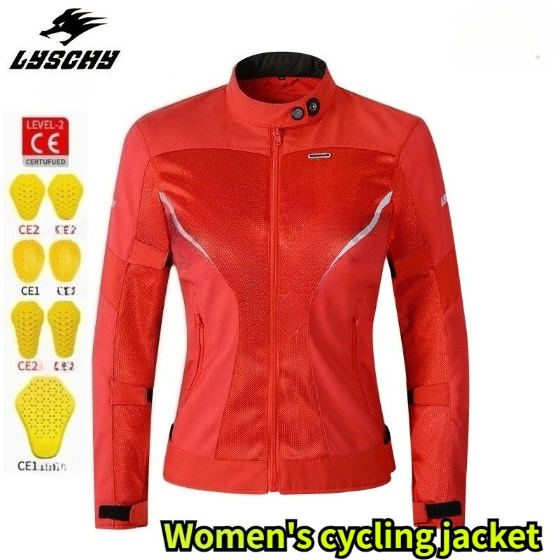 Motorcycle Gear Outfit - Women's Four-Season Motorcycle Riding Suit,Mesh Breathable