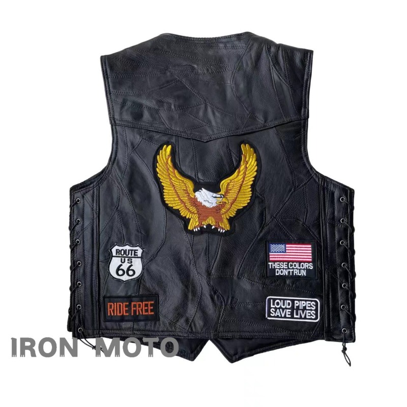 NEW Motorcycle Vests Men Cafe  - Motorcycle Gear Vest review and price
