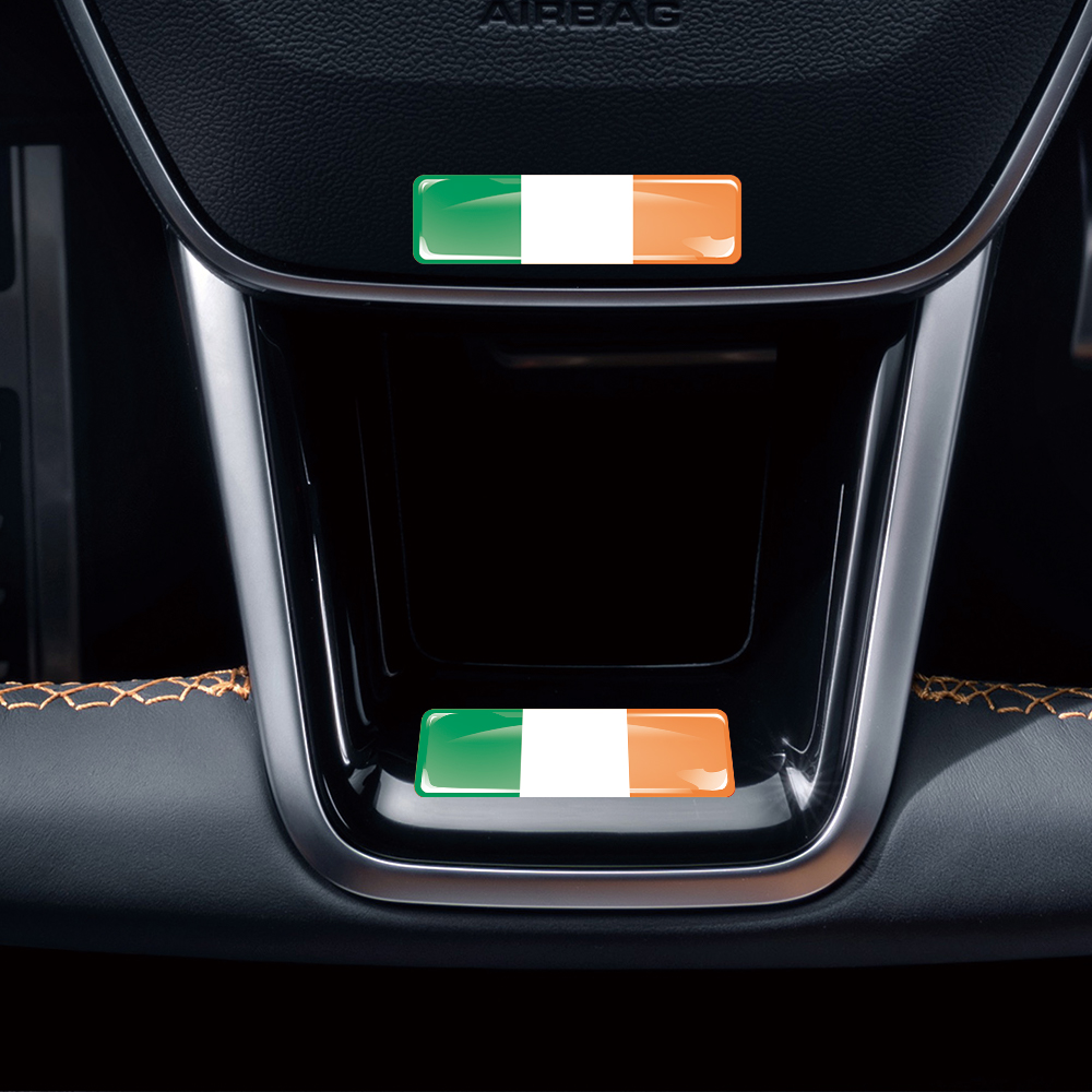Ireland Flag 3D Epoxy Resin De - Motorcycle Gear Ireland review and price