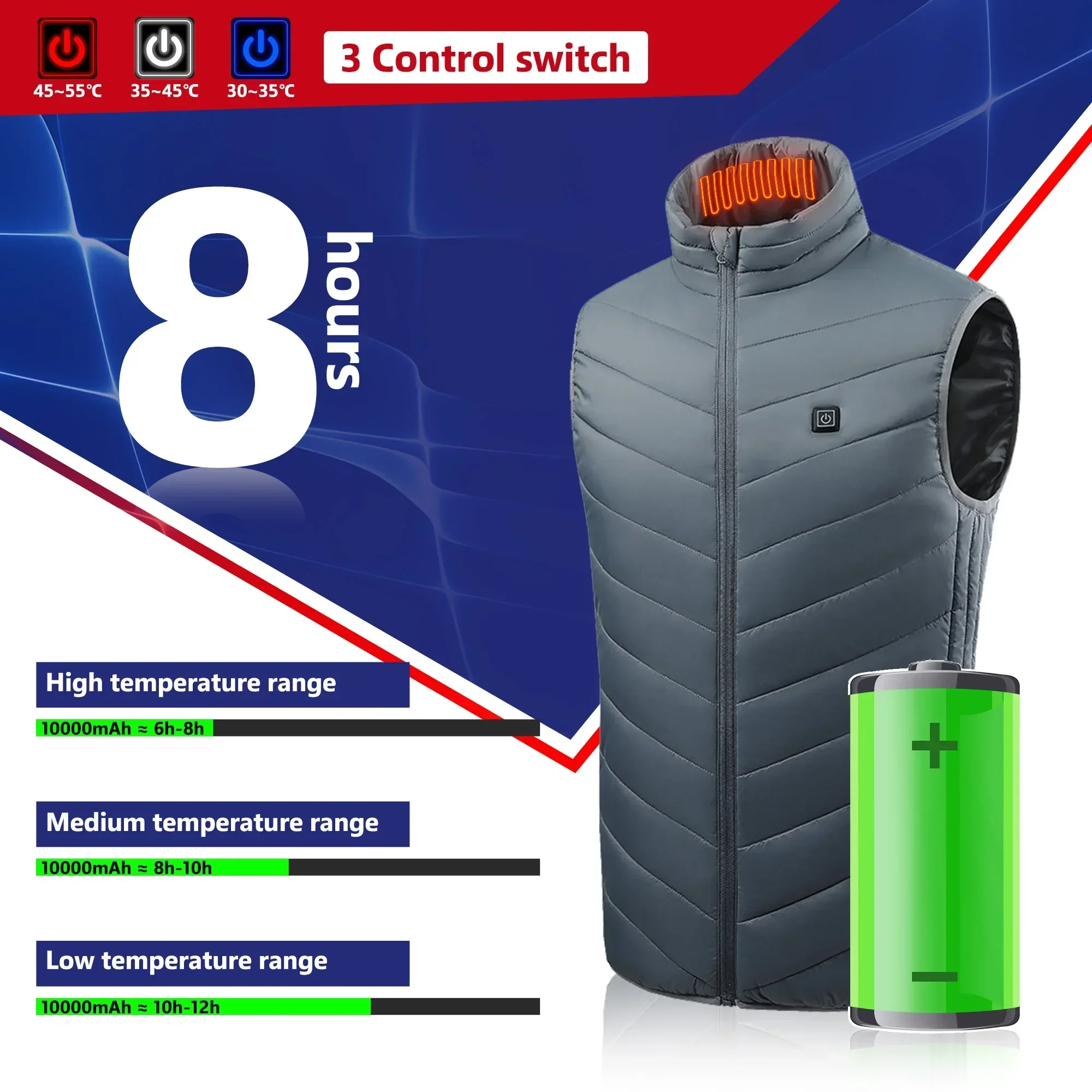 21 Heated Vest Electric Heated - Motorcycle Gear Vest review and price