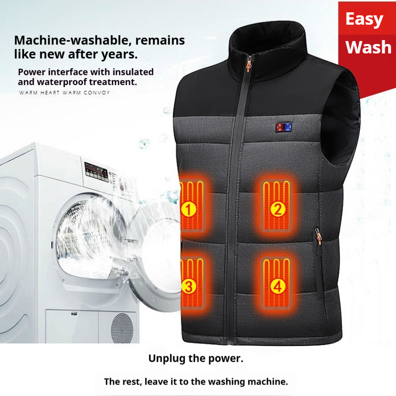 Heated Vest Unisex Charging He - Motorcycle Gear Vest review and price
