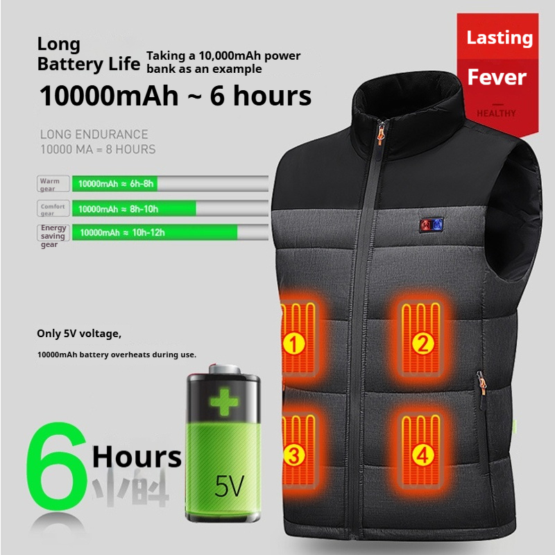 Heated Vest Unisex Charging He - Motorcycle Gear Vest review and price