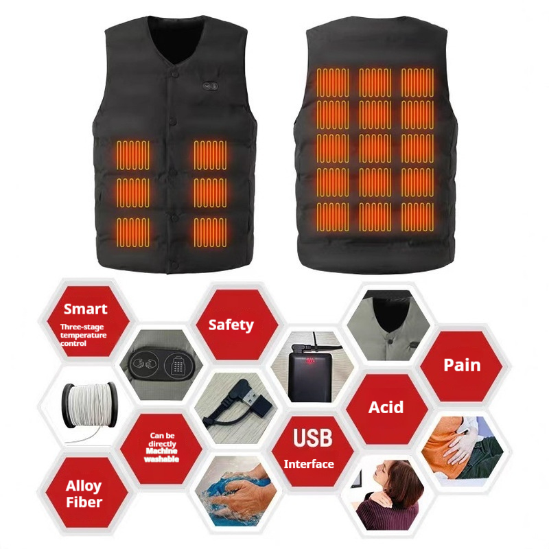 Winter New Style 21 Zone V-Nec - Motorcycle Gear Vest review and price
