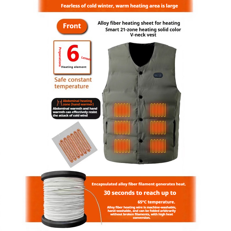 Winter New Style 21 Zone V-Nec - Motorcycle Gear Vest review and price
